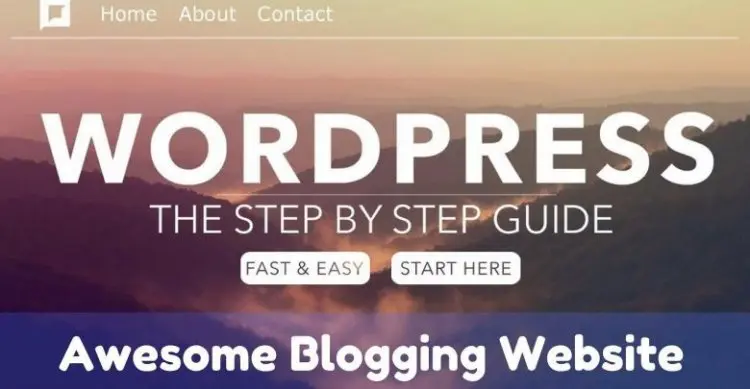 Create an awesome blogging website Fast - Step by Step