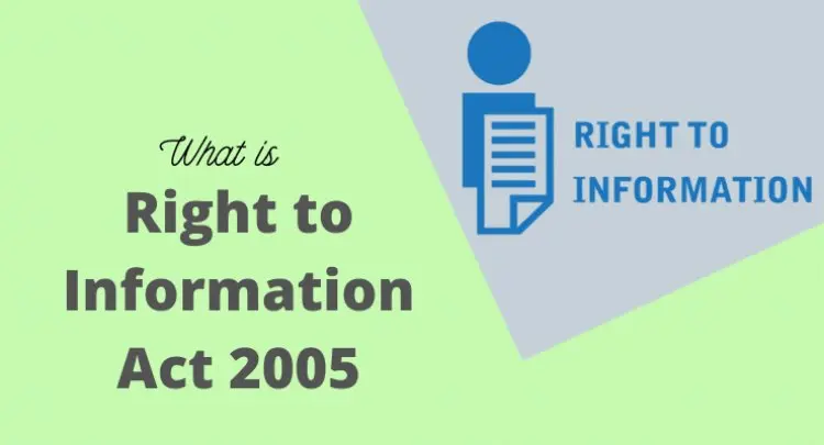 RTI ACT 2005 [RIGHT TO INFORMATION]-INDIAN LAW