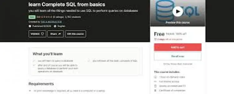THE COMPLETE SQL BASICS (2022 EDITION)
