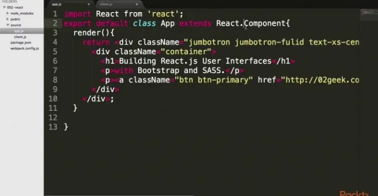 Building User Interfaces with React.js